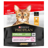 Pro Plan Sterilised Сухой корм для взрослых стерилизованных кошек с чувствительным пищеварением, Курица Pro Plan Sterilised Сухой корм для взрослых стерилизованных кошек с чувствительным пищеварением, Курица