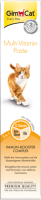 GimCat 200г Multi-Vitamin Paste Кормовая добавка для поддержания общего состояния здоровья кошки