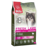 Blitz Holistic Adult Small Fresh lamb Сухой низкозерновой корм для взрослых собак мелких пород, Свежий ягненок