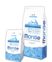 Monge Dog Speciality Light Сухой корм для взрослых собак всех пород низкокалорийный, Лосось и рис