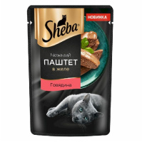 Sheba Влажный корм для взрослых кошек, Паштет Говядина