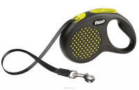 Поводок-рулетка Flexi Design tape S 5m 15 kg yellow