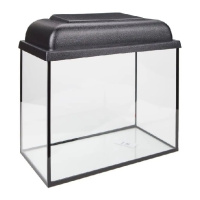 Аквариум + крышка GL 25л ширма черный (440*185*300мм)