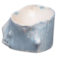 Chill Choll Декор Горшок пень малый керамика фарфор для аквариума,  6*6*6см