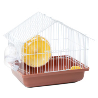 Triol Клетка для мелких животных YD260Т, эмаль, терракотовая, 22,5*17*21,5см