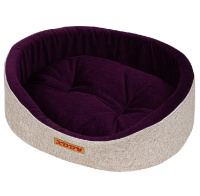 Xody Лежак Премиум (флок) №3 violet, 55*43*16см