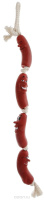 Triol Игрушка для собак Веревка 4 сосиски, 63см