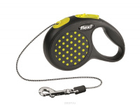 Поводок-рулетка Flexi Design cord  ХS 3m 8 kg yellow