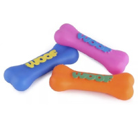 Nunbell Игрушка-пищалка для собак Кость, микс, 14*5,5*2,5см (в ассортименте)