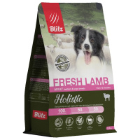 Blitz Holistic Adult Fresh Lamb Сухой корм для взрослых собак, Свежий ягненок