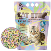 Наполнитель Cat Step Tofu Tutti Frutti 6л, растительный комкующийся