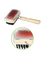 Triol Щетка-пуходерка средняя, с деревянной ручкой (403В)