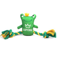 Triol Игрушка для собак мягкая Царевна-лягушка, 12*22см 