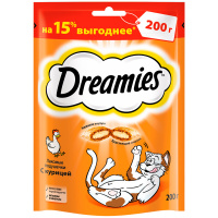 Dreamies 200г Лакомство для кошек Курица