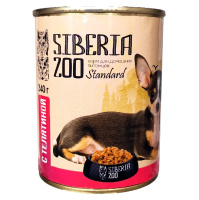 Siberia Zoo 340г конс. Влажный корм для щенков, Телятина