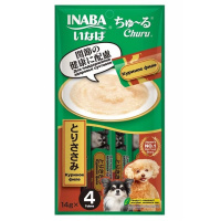 Inaba Churu 14*4г Лакомство-пюре для собак Куринное филе для здоровья суставов 