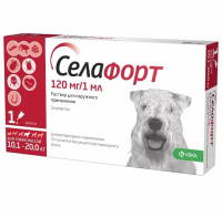 Селафорт для собак от 10,1 до 20кг 120мг/1мл
