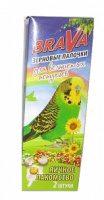 ПАЛОЧКИ БРАВА ДЛЯ ПОПУГАЕВ ЯИЧНЫЕ 2ШТ (1*18)