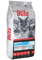 РАЗВЕС Blitz Sterilised Adult Classic Сухой корм для взрослых стерилизованных кошек Курица