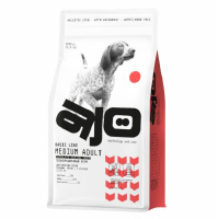 AJO Medium Adult Сухой корм для взрослых собак средних пород, Говядина с гречкой