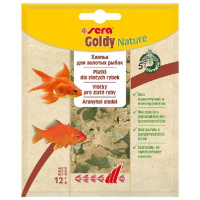 Sera Корм для золотых рыбок основной в хлопьях Goldy Nature, 12г