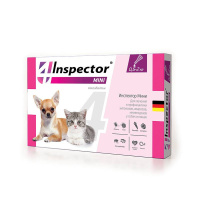 Inspector Mini капли для кошек и собак от 0,5 до 2кг