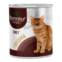 Baurenhof Holistic 240г конс. Влажный корм для взрослых кошек, Говядина
