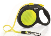 Поводок-рулетка Flexi New Neon tape L 5m 50 kg