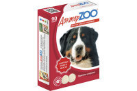 ДОКТОР ZOO Мультивитаминное лакомство для собак Здоровье кожи и шерсти 90таб