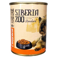 Siberia Zoo 340г конс. Влажный корм для взрослых собак, Индейка