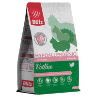 Blitz Cat Vetline Hypoallergenic Сухой корм диета для кошек при пищевой аллергии