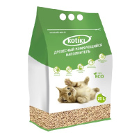 Kotiki Наполнитель древесный комкующийся