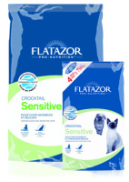 Flatazor Crocktail Adulte Sensitive сухой корм для взрослых кошек с чувствительным пищеварением и для привередливых кошек, с лососем 