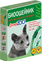 ДокторZoo: Био ошейник (4мес) 35см зеленый против блох, клещ. для кош. и мелк.собак