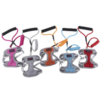 Nunbell Набор для собак: поводок круглый и шлейка-жилетка, 1*120см (в ассортименте)