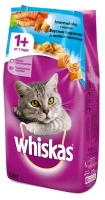 Whiskas Сухой корм для взрослых кошек от 1 года, Лосось