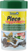 Tetra Pleco Veggie Wafers 100мл Корм-пластинки с добавлением цуккини для донных рыб