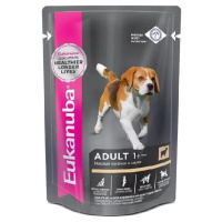 Eukanuba Dog Adult влажный корм для взрослых собак всех пород, Ягненок в соусе 