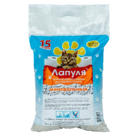 Лапуля минеральный впитывающий наполнитель мелкая фракция 