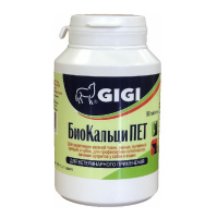 GIGI БиоКальци Пет для укрепления костной ткани, ушных, суставных хрящей и зубов, 90 таблеток