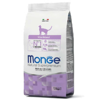 Monge Cat 1,5кг Sterilized Сухой корм для взрослых стерилизованных кошек 