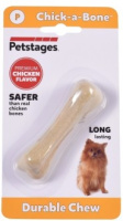 Petstages Игрушка для собак Chick-A-Bone косточка с ароматом курицы, очень маленькая, 8см