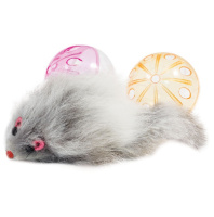 Triol Набор игрушек для кошек 2 мяча, мышь, d4,5см, 5,5см 