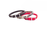 Дарэлл Ошейник Zoo-M Cord кожаный цветной, d1см, 1,6*46-52см 