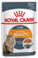 Royal Canin 85г пауч Intense Beauty Влажный корм для поддержания красоты шерсти кошек от 1 года желе
