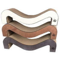 Потягушкин Когтеточка картонная Мира L, 60*20*16см (в ассортименте)