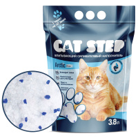 Наполнитель Cat Step Силикагель 15,2л Arctic Blue для кошачьих туалетов