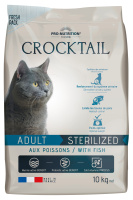 Flatazor 2кг Crocktail Sterilised Light Сухой корм для взрослых стерилизованных кошек Рыба