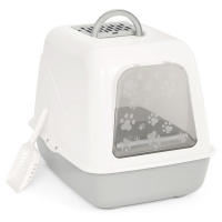 Туалет для кошек Alta закрытый серый, 50,5*39*41см