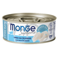 Monge Cat Supreme Sterilized Влажный корм для стерилизованных кошек, Тунец с кальмаром